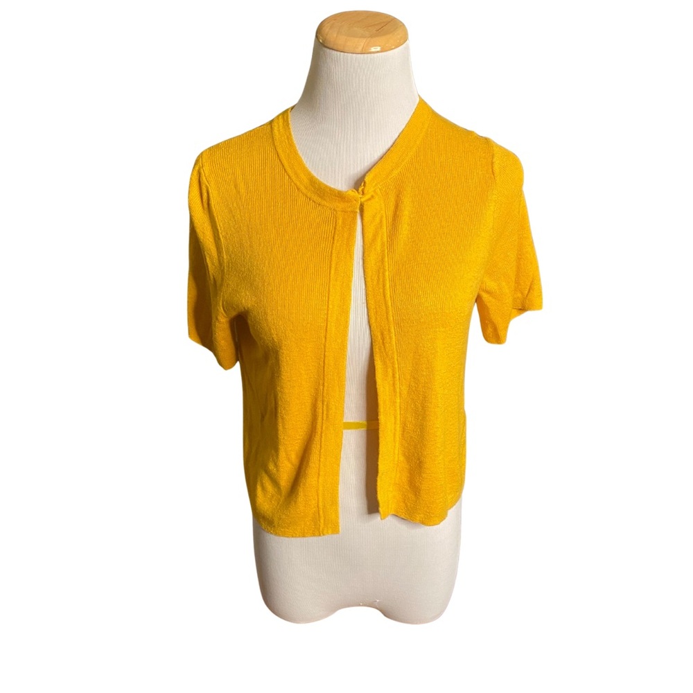 Banana Republic Yellow Cardigan Top